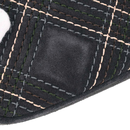 Chanel 2013-2014 Gray Suede Paris-Edinburgh Saltire Single Flap Shoulder Bag