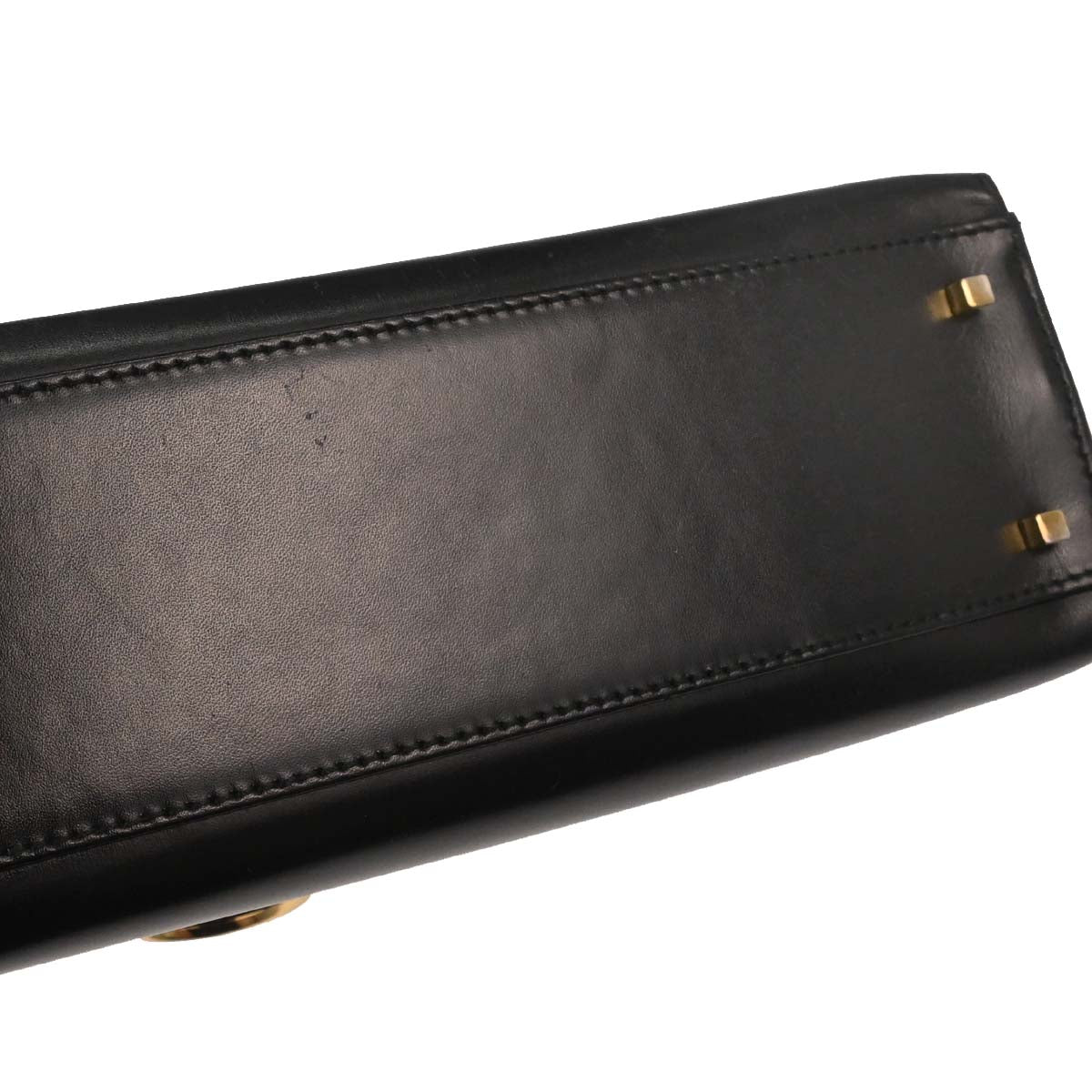 Salvatore Ferragamo Black Gancini 2way Shoulder Handbag