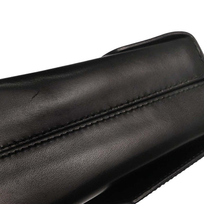 Salvatore Ferragamo Black Gancini 2way Shoulder Handbag