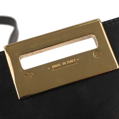 Salvatore Ferragamo Black Gancini 2way Shoulder Handbag