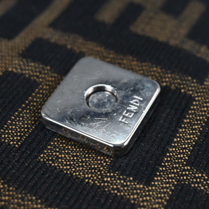 Fendi Brown Canvas Zucca Mamma Baguette Handbag