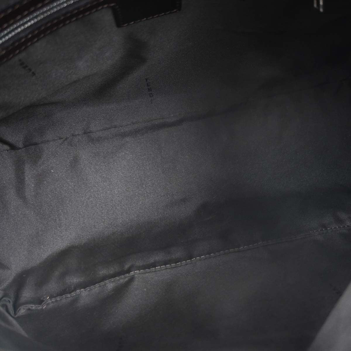 Fendi Brown Canvas Zucca Mamma Baguette Handbag