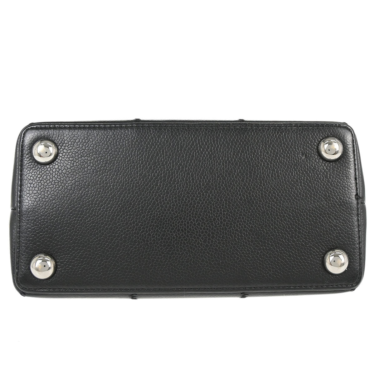 Chanel 2003-2004 Black Caviar Skin Choco Bar Handbag