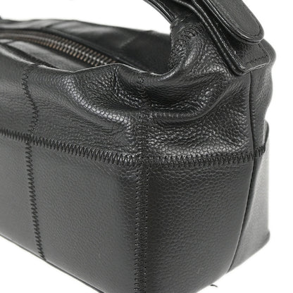 Chanel 2003-2004 Black Caviar Skin Choco Bar Handbag