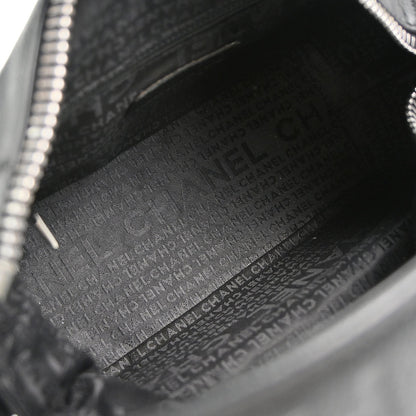 Chanel 2003-2004 Black Caviar Skin Choco Bar Handbag