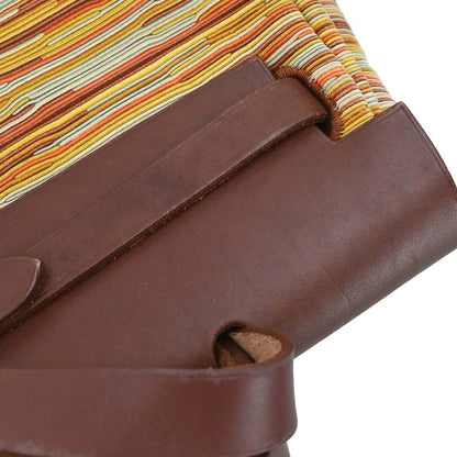 Hermes Brown Vibrato Toile Officier Herbag PM 2 in 1 Shoulder Handbag