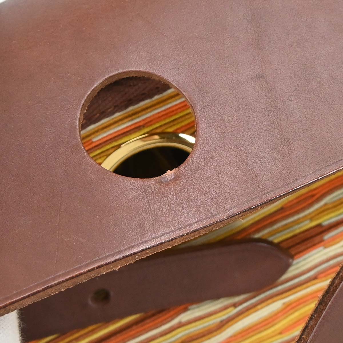 Hermes Brown Vibrato Toile Officier Herbag PM 2 in 1 Shoulder Handbag