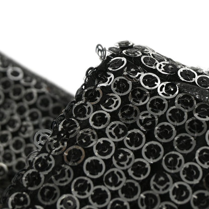 Chanel 2006-2008 Silver Sequins Shoulder Bag