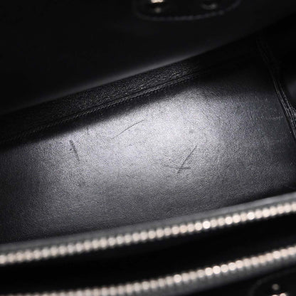 Saint Laurent * Black Python Sac de Jour 2way Shoulder Handbag