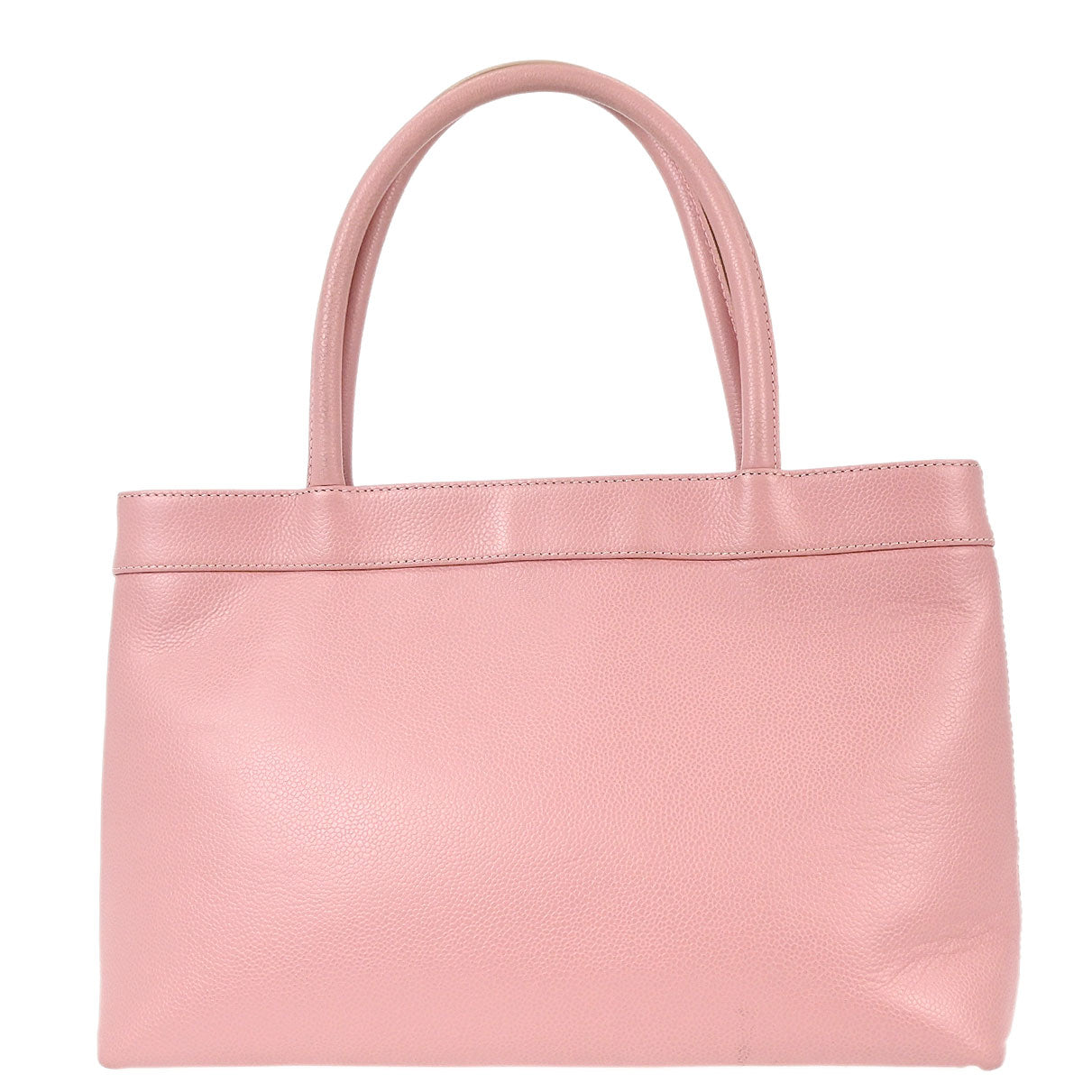 Chanel 2005-2006 Pink Caviar Skin Tote Handbag