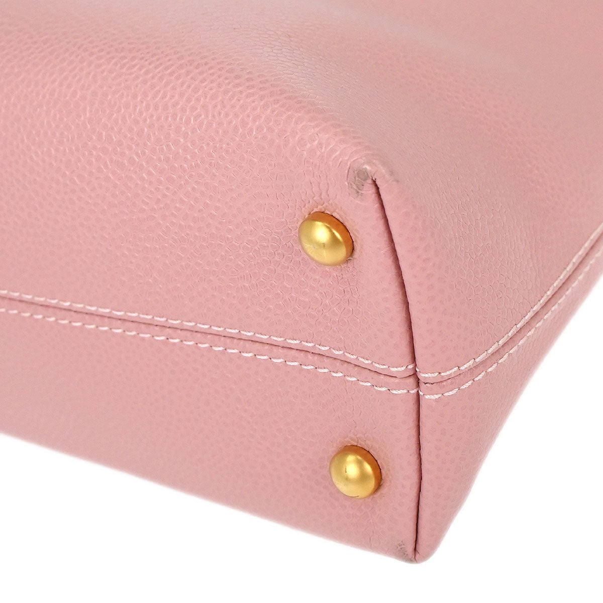 Chanel 2005-2006 Pink Caviar Skin Tote Handbag
