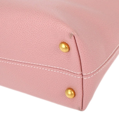 Chanel 2005-2006 Pink Caviar Skin Tote Handbag