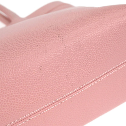 Chanel 2005-2006 Pink Caviar Skin Tote Handbag