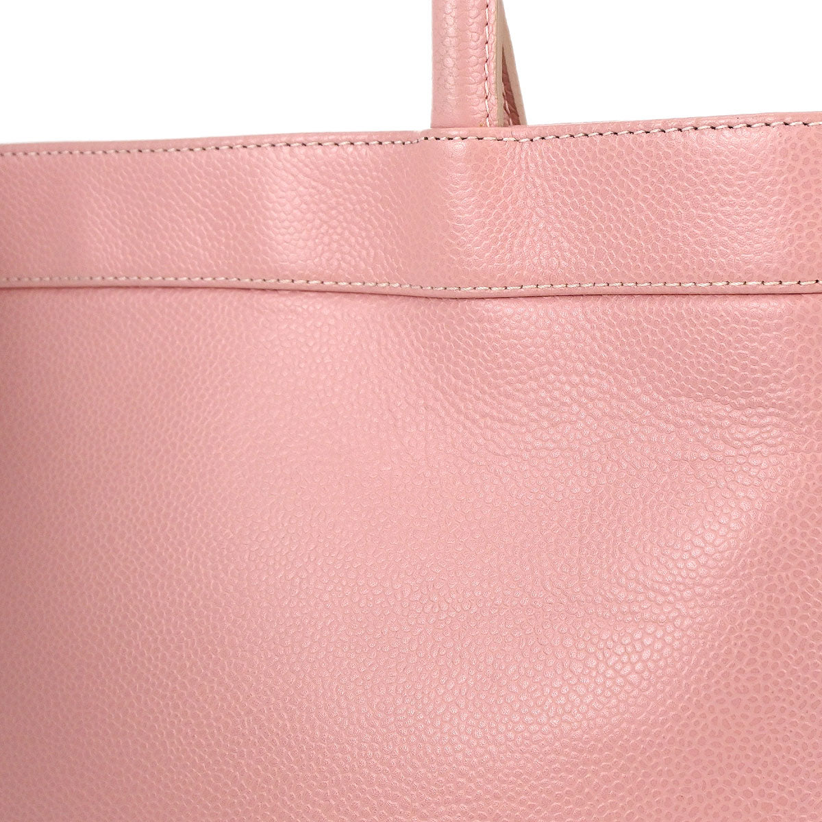 Chanel 2005-2006 Pink Caviar Skin Tote Handbag