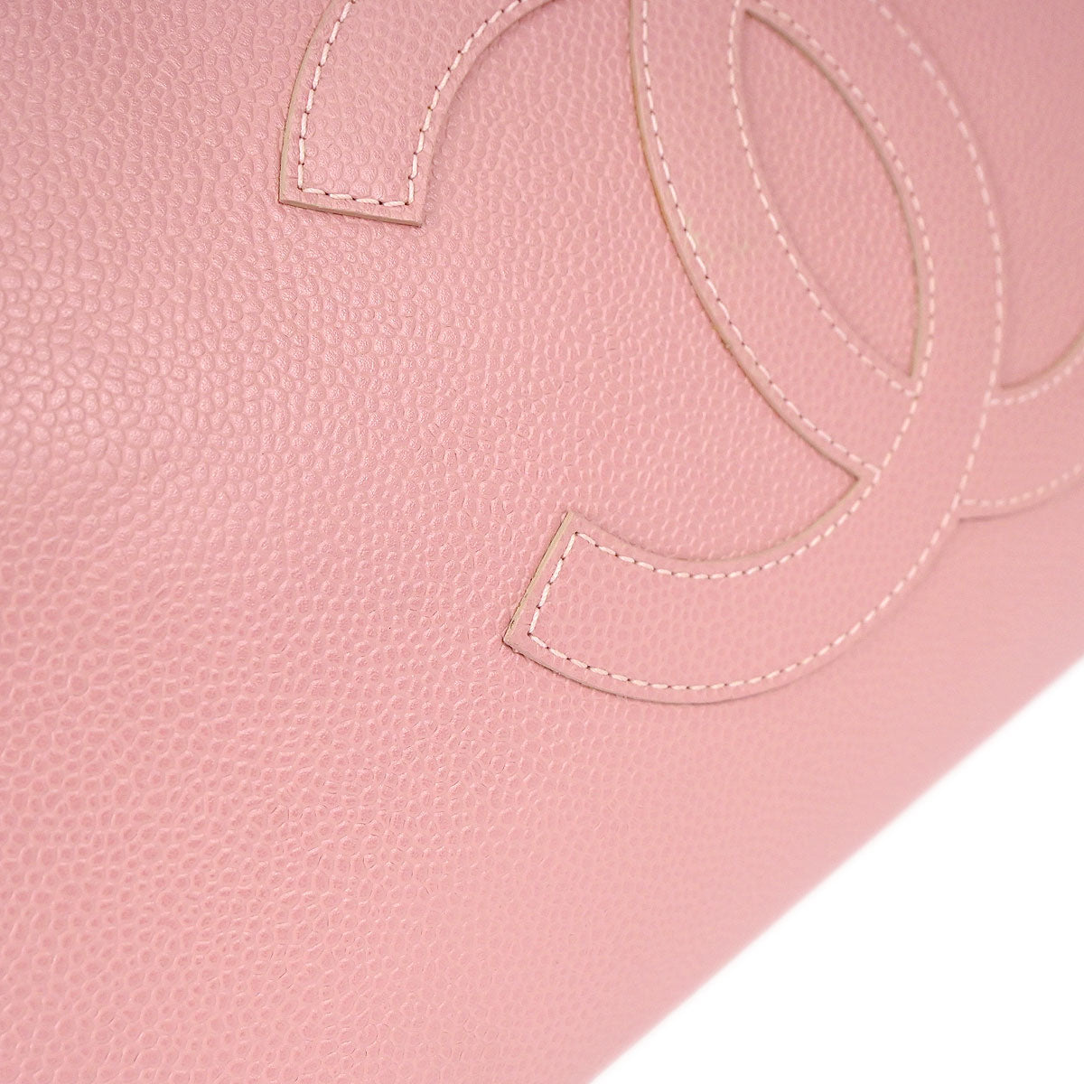 Chanel 2005-2006 Pink Caviar Skin Tote Handbag