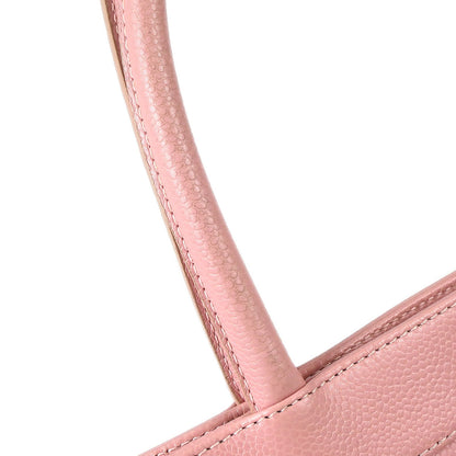 Chanel 2005-2006 Pink Caviar Skin Tote Handbag