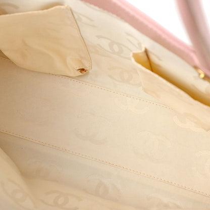 Chanel 2005-2006 Pink Caviar Skin Tote Handbag