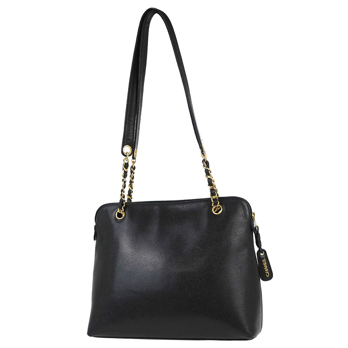 Chanel Black Caviar Skin Shoulder Bag