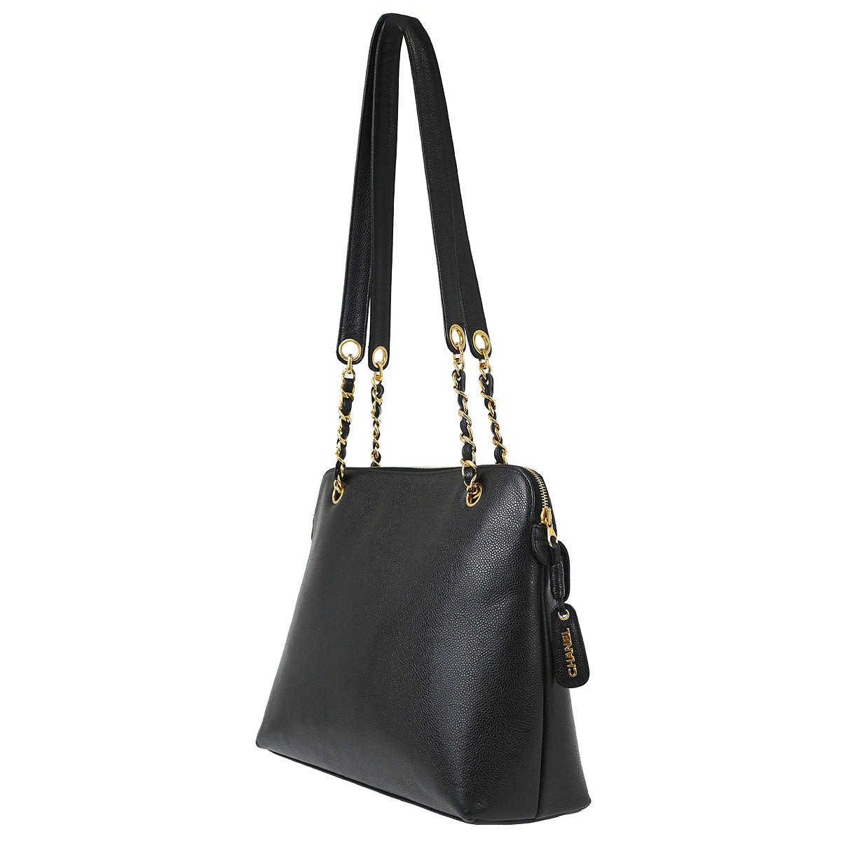 Chanel Black Caviar Skin Shoulder Bag