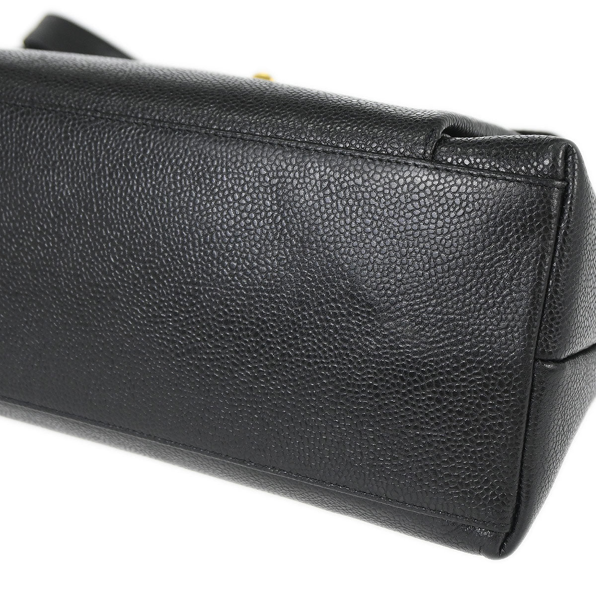 Chanel Black Caviar Skin Shoulder Bag