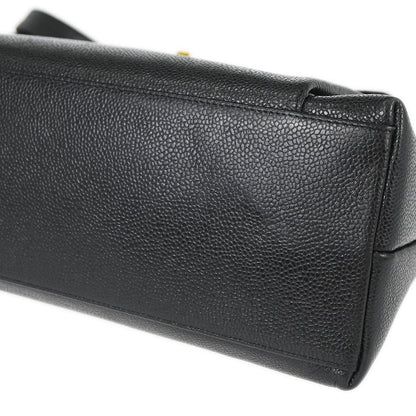 Chanel Black Caviar Skin Shoulder Bag