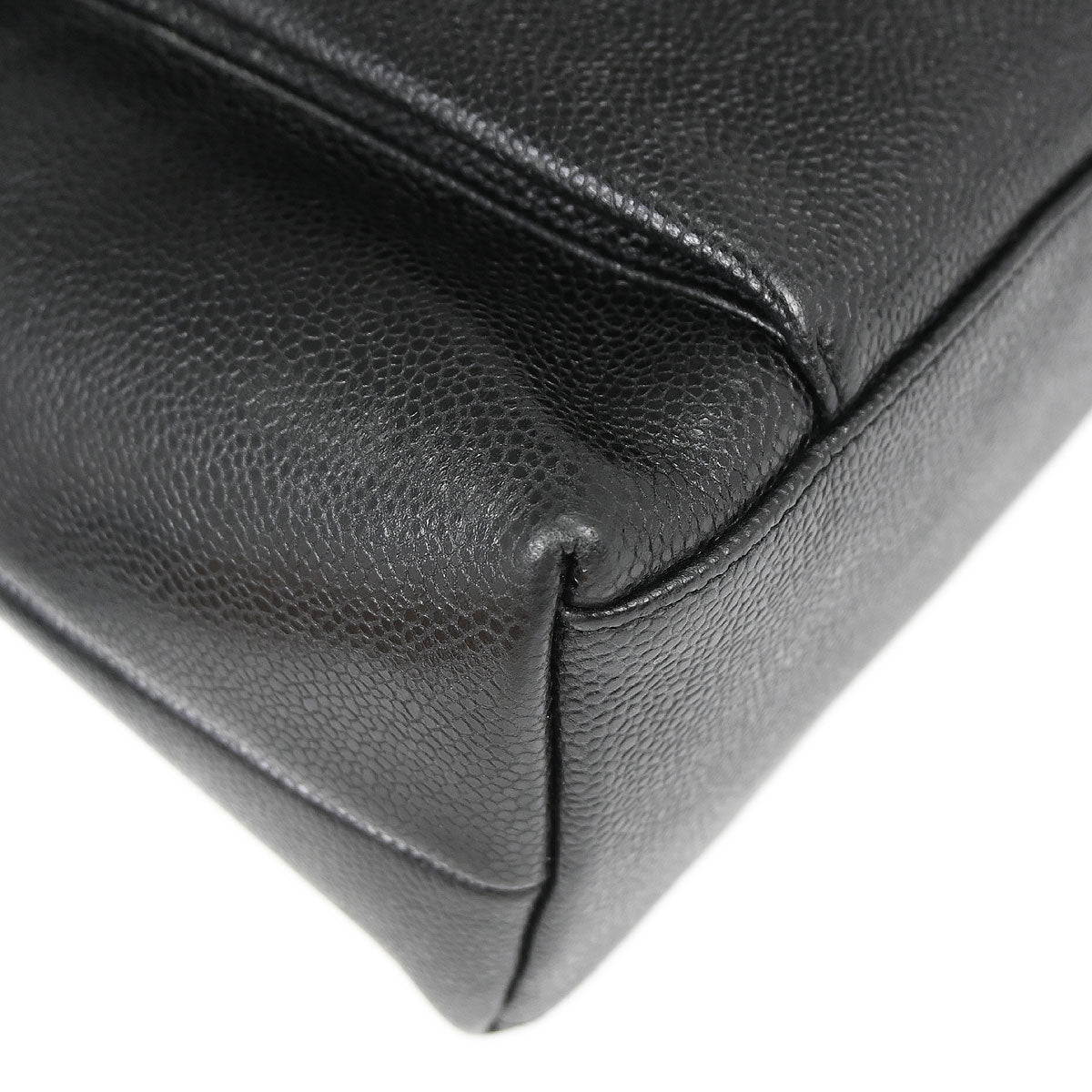 Chanel Black Caviar Skin Shoulder Bag