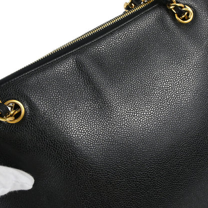 Chanel Black Caviar Skin Shoulder Bag
