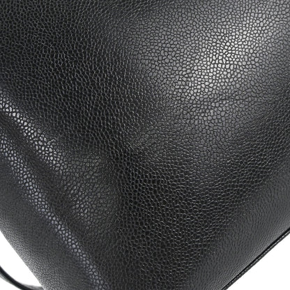 Chanel Black Caviar Skin Shoulder Bag