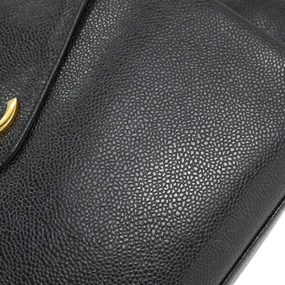 Chanel Black Caviar Skin Shoulder Bag
