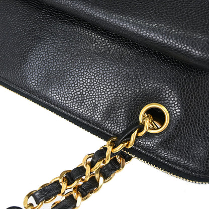 Chanel Black Caviar Skin Shoulder Bag