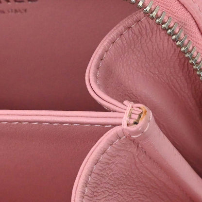 Chanel 2019 Pink Caviar Skin CC Filigree 2way Shoulder Vanity Handbag