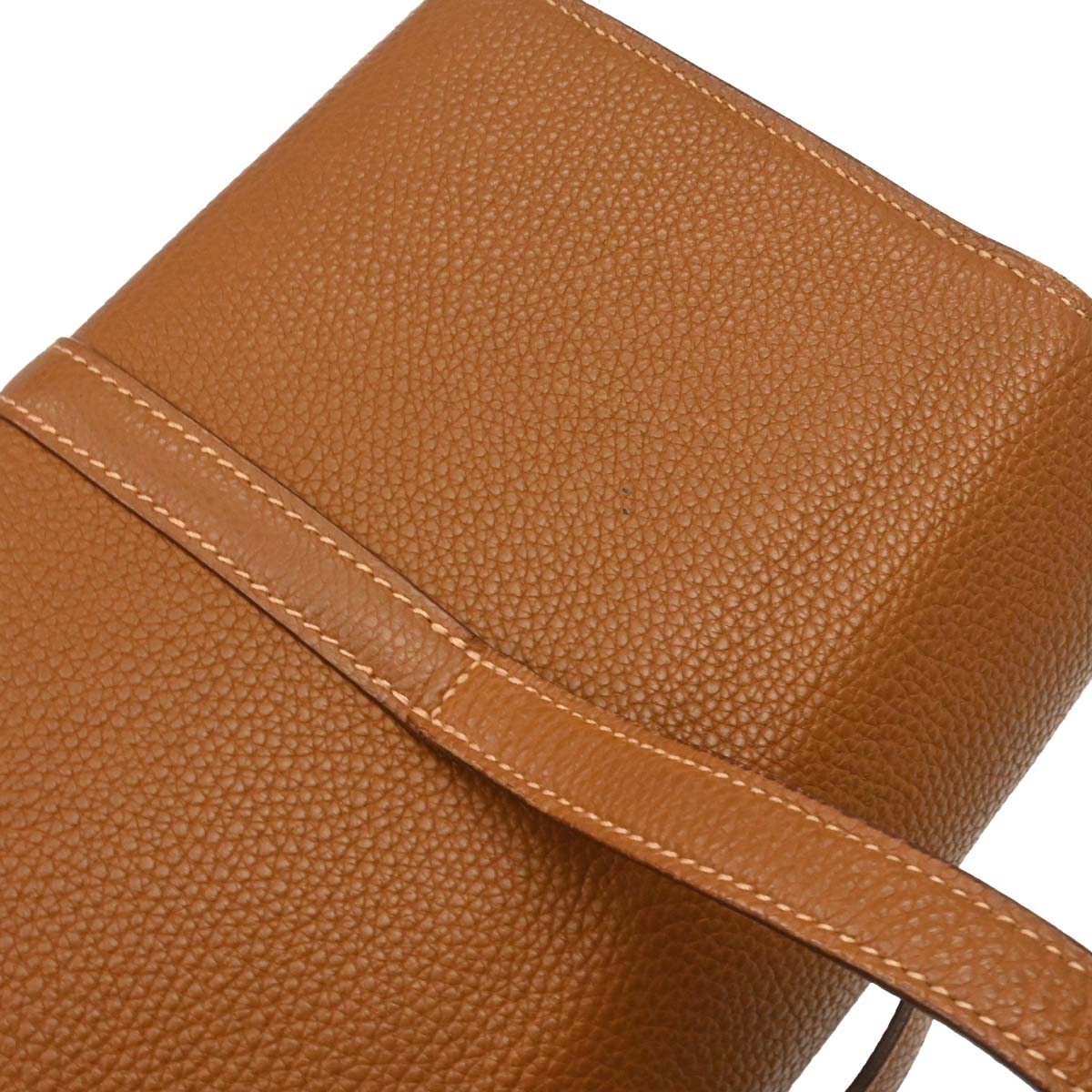 Hermes Gold Togo Musical Instrument Case Handbag