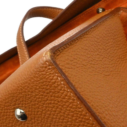 Hermes Gold Togo Musical Instrument Case Handbag