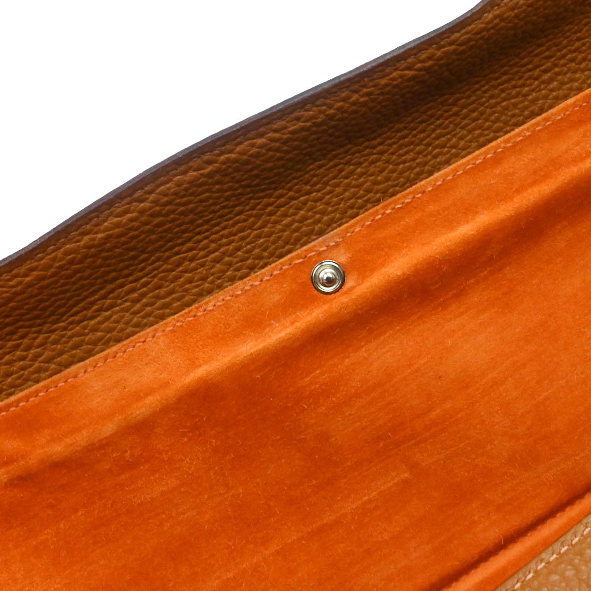 Hermes Gold Togo Musical Instrument Case Handbag
