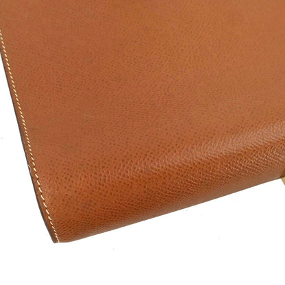 Hermes Gold Courchevel Danube 38 Briefcase Handbag
