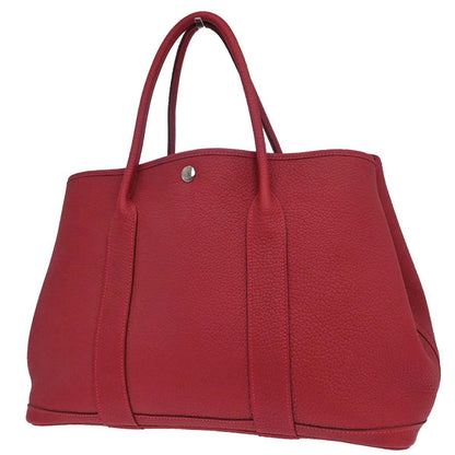 Hermes Rouge Grenat Negonda Garden Party 36 PM Tote Bag