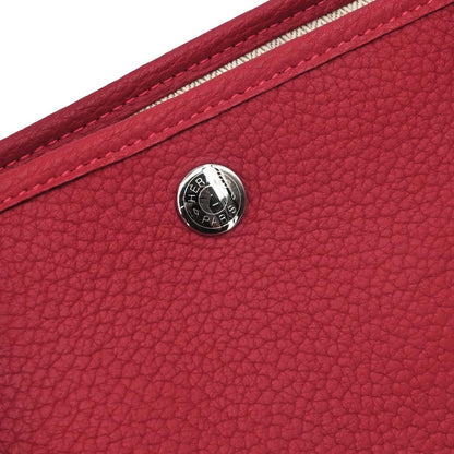 Hermes Rouge Grenat Negonda Garden Party 36 PM Tote Bag