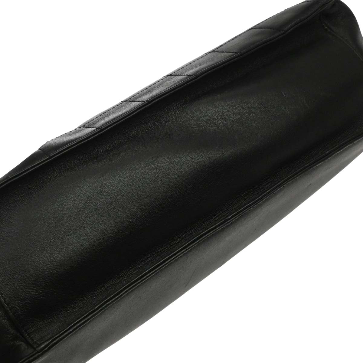 Chanel Black Lambskin Choco Bar Tote Handbag