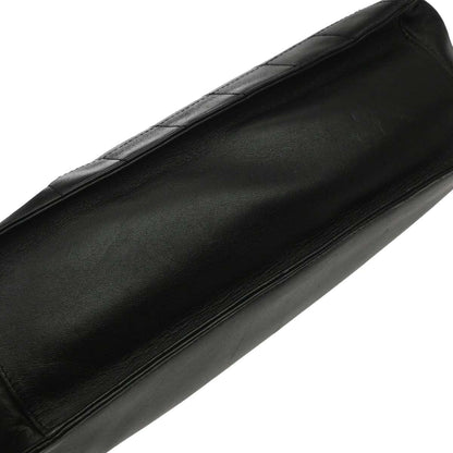 Chanel Black Lambskin Choco Bar Tote Handbag