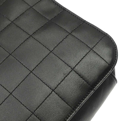 Chanel Black Lambskin Choco Bar Tote Handbag