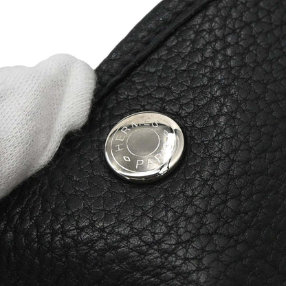 Hermes Black Negonda Garden Party 36 PM Tote Bag