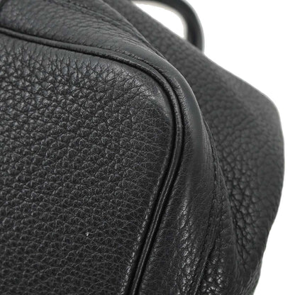 Hermes Black Negonda Garden Party 36 PM Tote Bag
