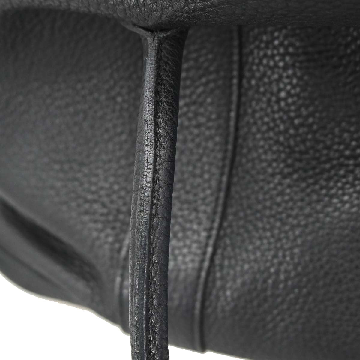 Hermes Black Negonda Garden Party 36 PM Tote Bag