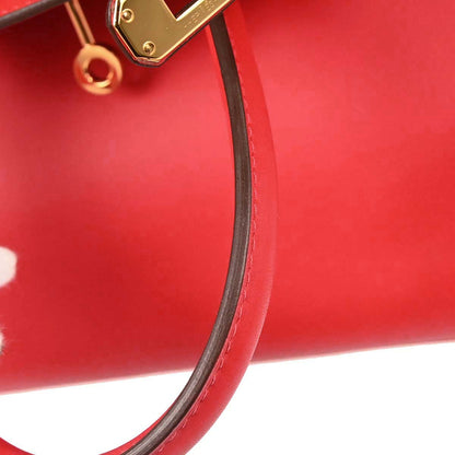 Hermes Rouge Vif Swift Birkin 25 Handbag
