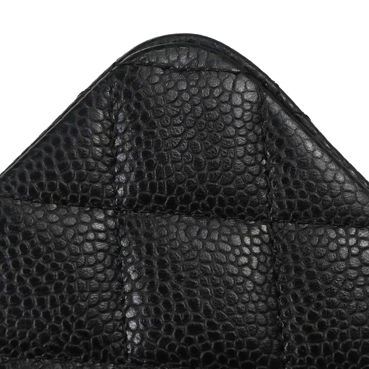 Chanel Black Caviar Skin Medium Classic Double Flap Shoulder Bag