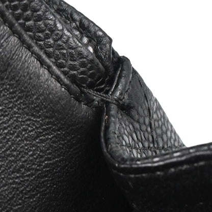 Chanel Black Caviar Skin Medium Classic Double Flap Shoulder Bag