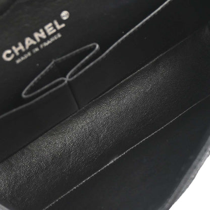Chanel Black Caviar Skin Medium Classic Double Flap Shoulder Bag
