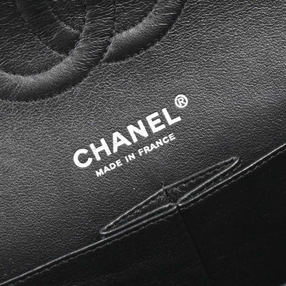 Chanel Black Caviar Skin Medium Classic Double Flap Shoulder Bag