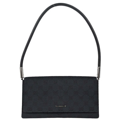 Gucci Black Canvas GG Handbag