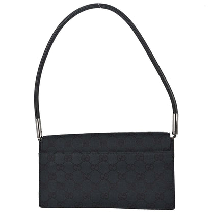 Gucci Black Canvas GG Handbag